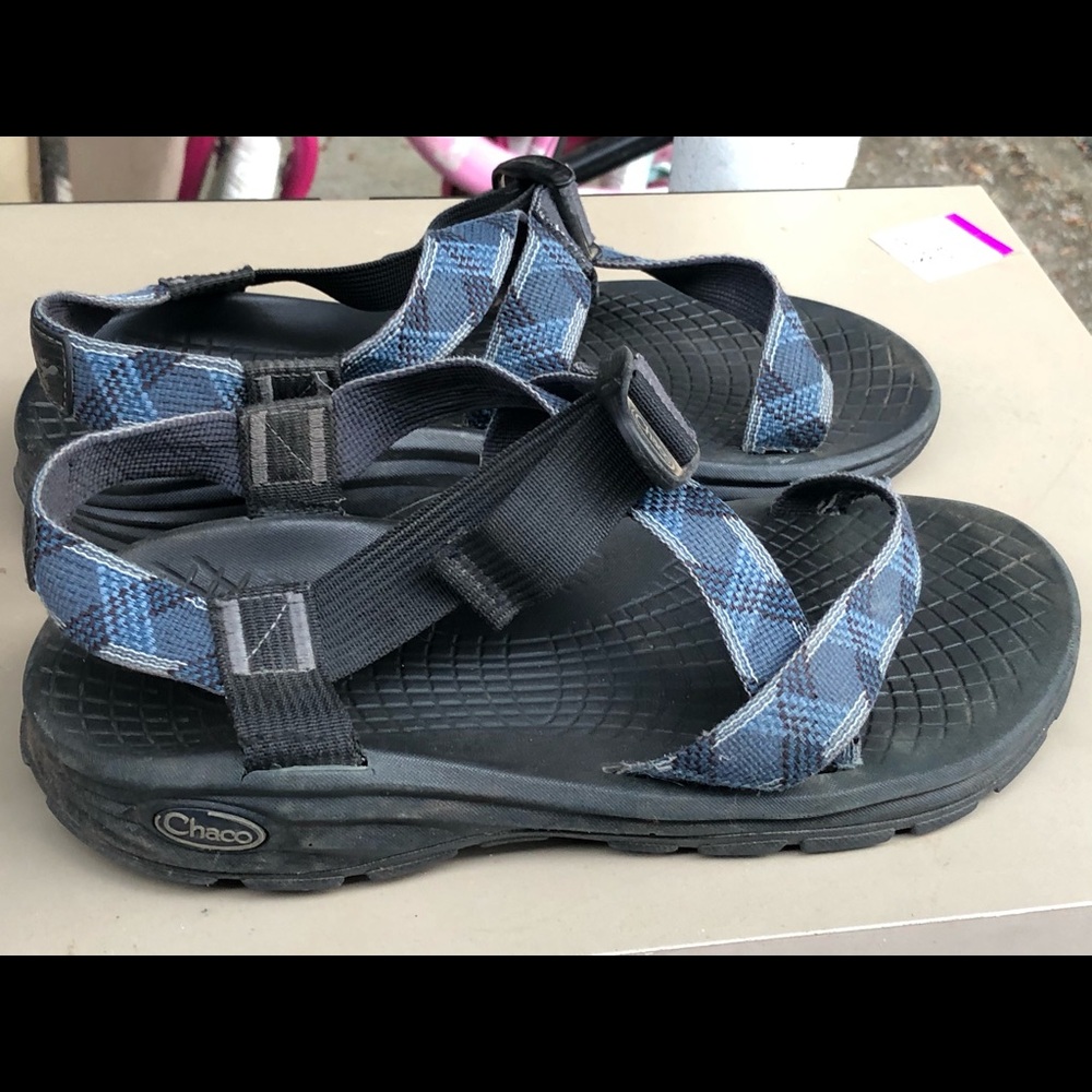 Chaco J105085 Men’s Blue Diamond Sandals Size 10